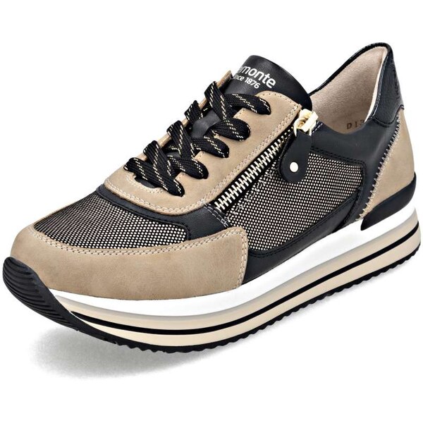 RIEKER Dámske tenisky REMONTE D1328-04 čierna W5 64278609