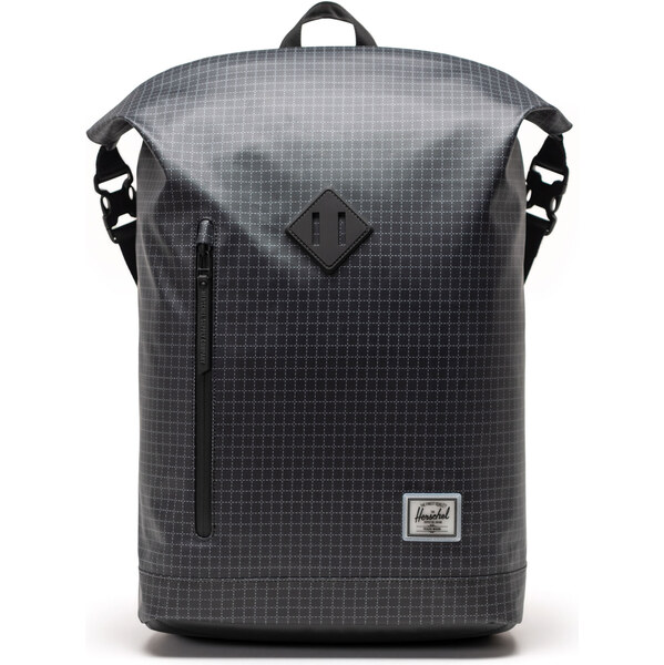 Herschel Roll Top Backpack Grid Black 64414629