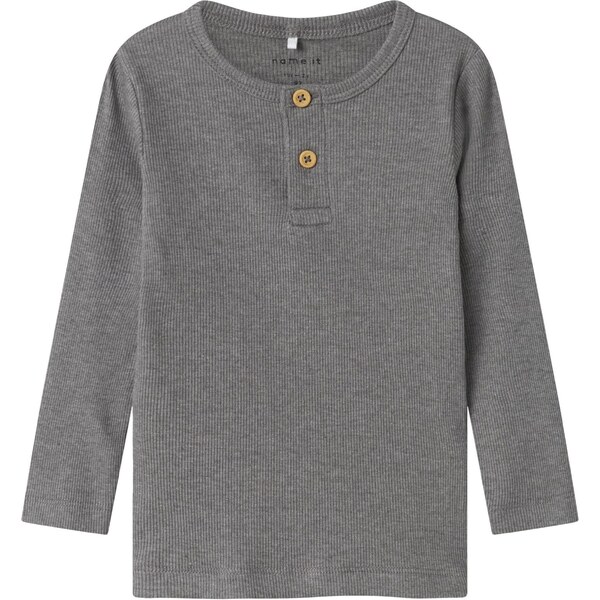 NAME IT Tričko NMMKab sivá melírovaná 60273432