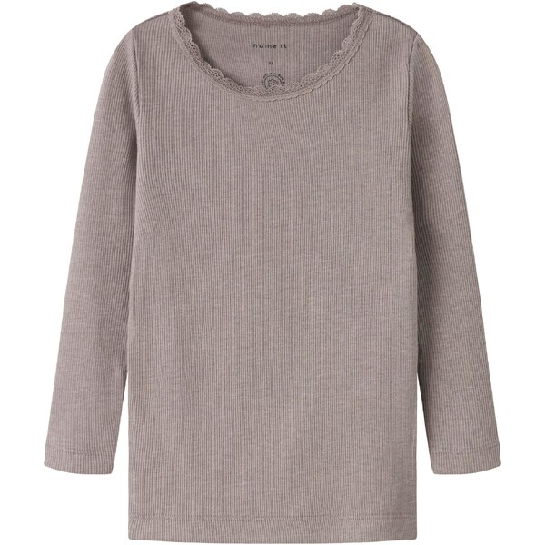 NAME IT Tričko NMFKab sivá 64114144
