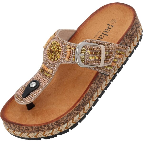 Palado by Sila Sahin Žabky Ikoh béžová / zlatá / strieborná 64293477