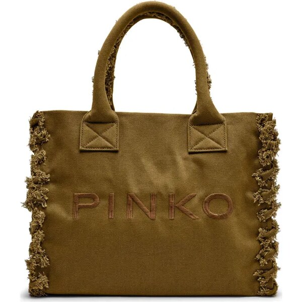 Pinko Plážová taška canvas riciclat 64017397