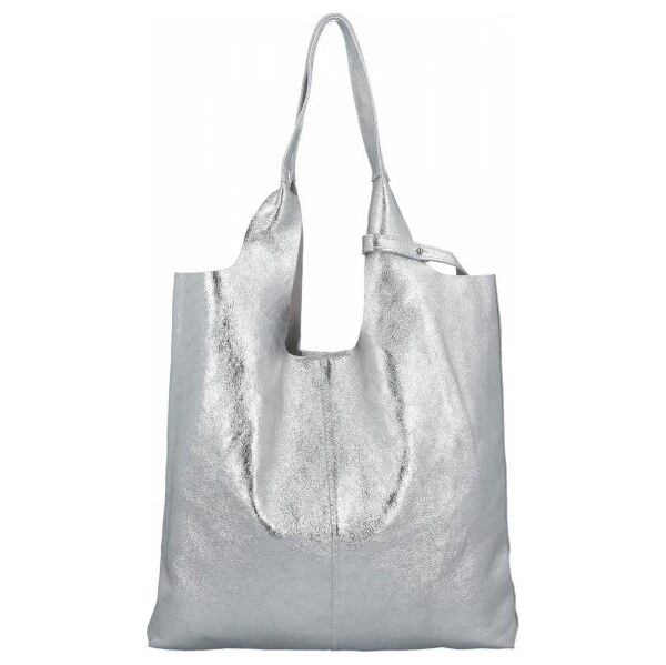 Kožené kabelka shopper bag Vittoria Gotti stričborná 165 64285400