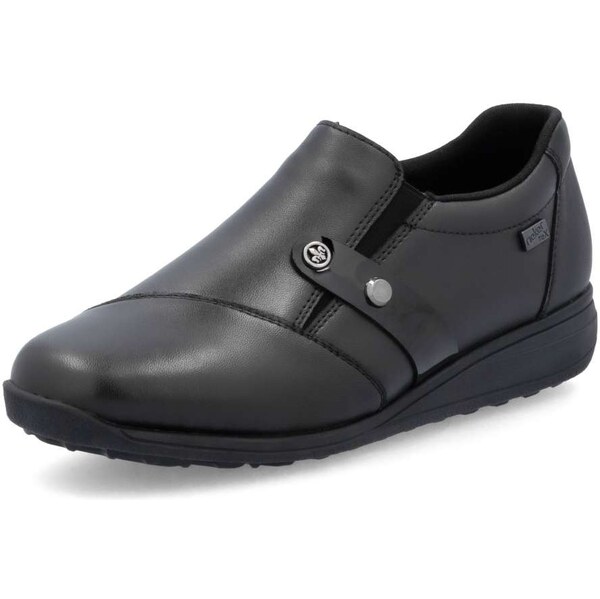 Dámske mokasíny RIEKER 47250-00 čierna W5 64285475