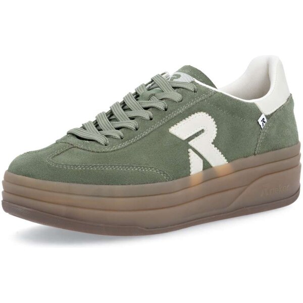 Dámske tenisky RIEKER W3700-54 zelená W5 64285480