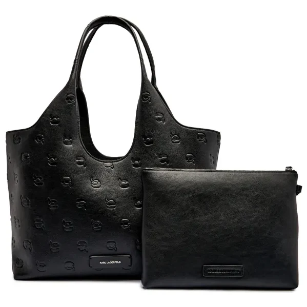 Karl Lagerfeld Shopper kabelka + príručná taštička ikon monogram 64017428