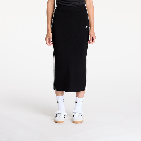 adidas Originals Sukňa adidas Knit 3S Skirt Black XS 64288912