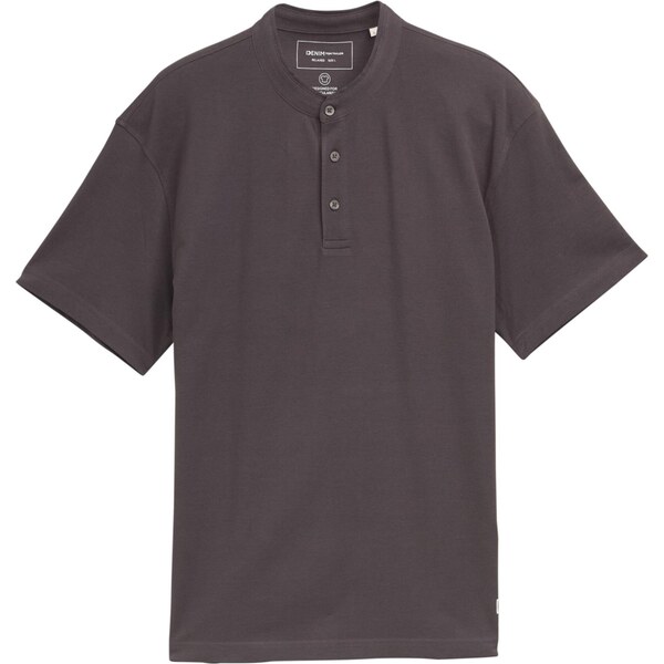 TOM TAILOR DENIM Tričko Mao kamenná 64293572