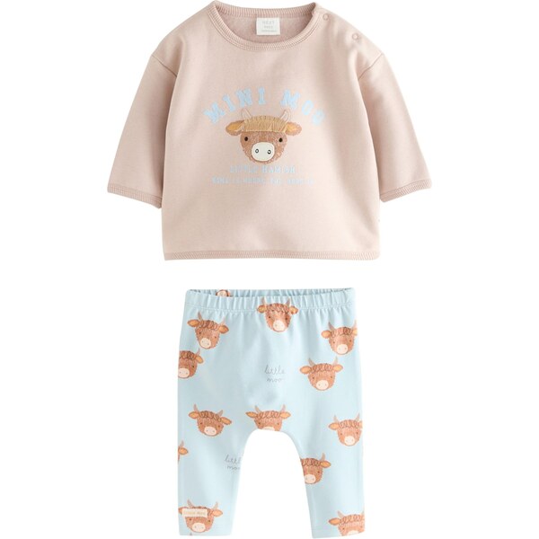 Next Set telová / svetlobéžová / nebesky modrá / hnedá 65880255