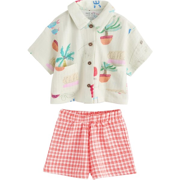 Next Set nebielená / smaragdová / krvavo červená / biela 64528772