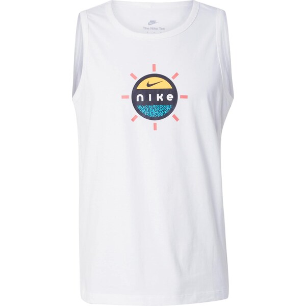 Nike Sportswear Tričko azúrová / koralová / čierna / biela 64295003