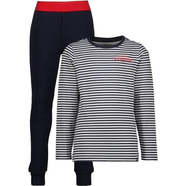 VINGINO Pyžamo Wose tmavomodrá / jasne červená / biela 64465668