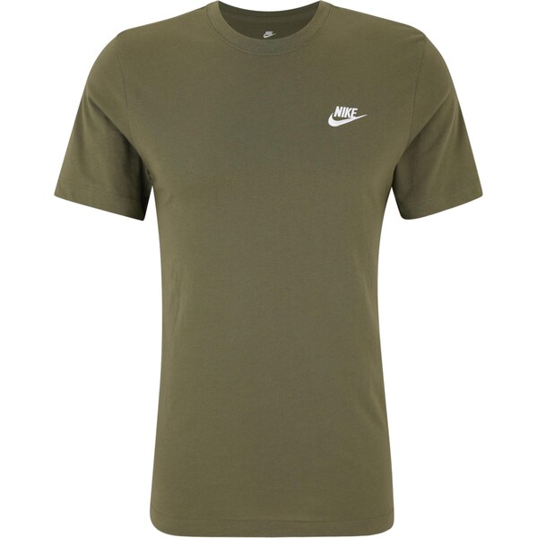 Nike Sportswear Tričko CLUB olivová / biela 64294968