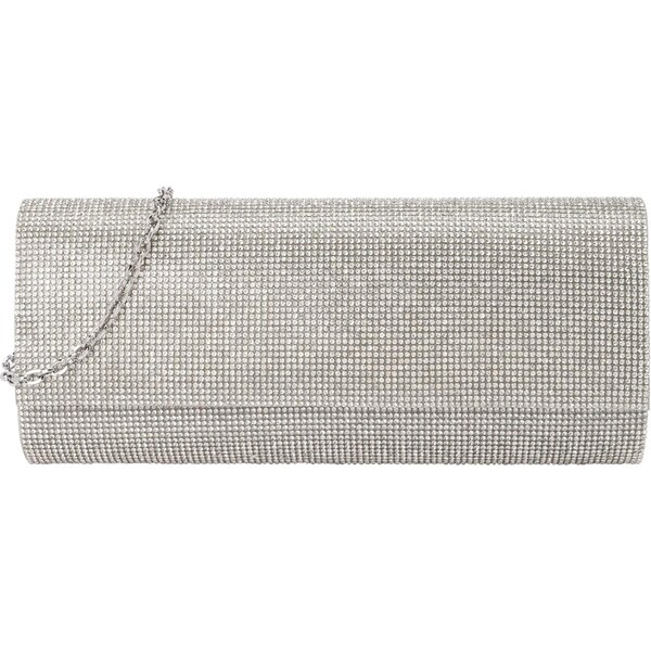 mascara Listová kabelka strieborná / priehľadná 64295036