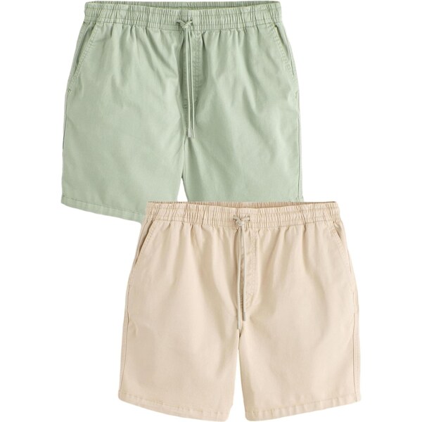 Next Nohavice béžová / pastelovo zelená 64413782