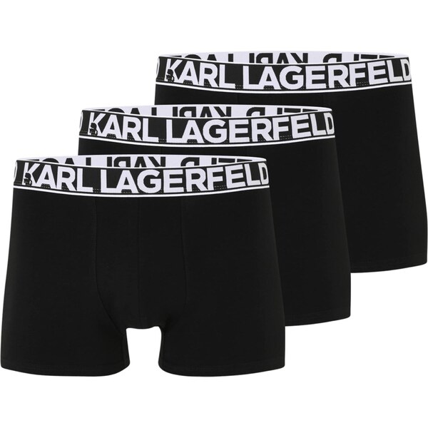Karl Lagerfeld Boxerky čierna / biela 64295010