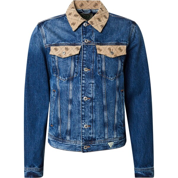 GUESS Prechodná bunda DILLON modrá denim 64295066