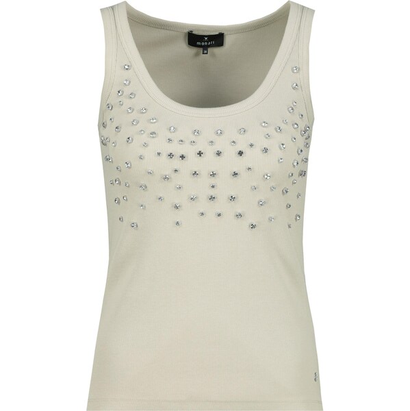 monari Top kaki / priehľadná 64294966