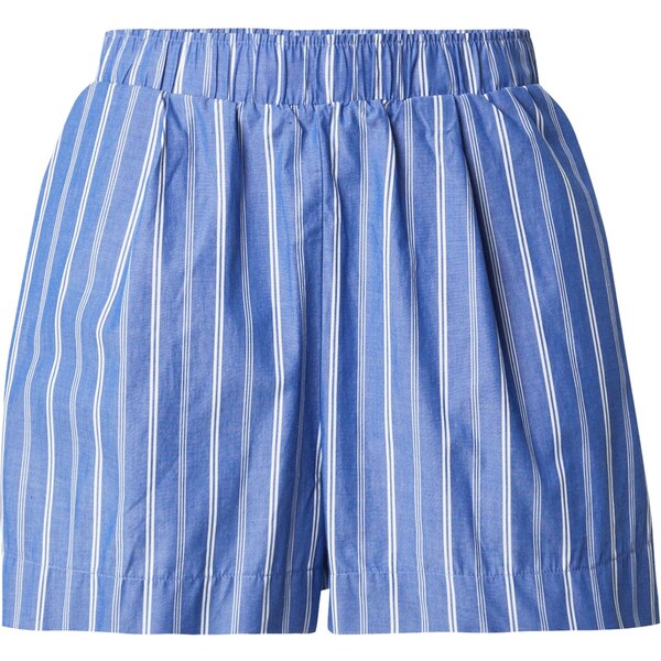 Gina Tricot Nohavice Transit modrá / šedobiela 65882754