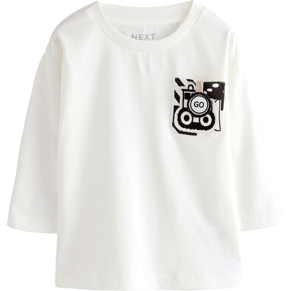 Next Tričko čierna / biela 64488374