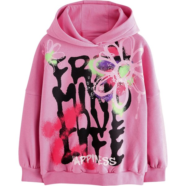 Next Mikina ružová / ružová / malinová / čierna 65881213