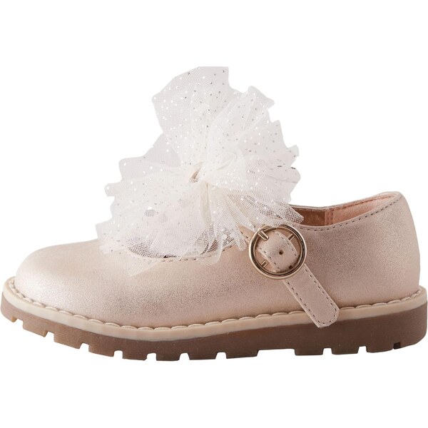 Next Baleríny zlatá / biela 64547681