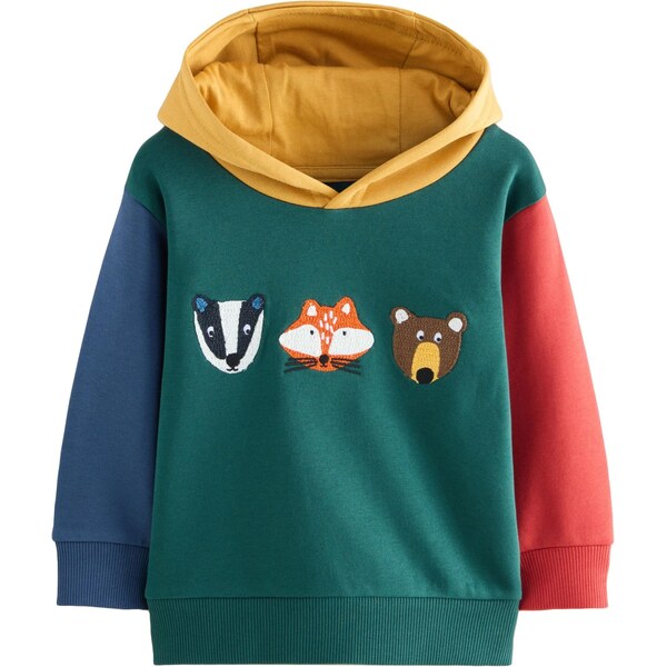 Next Mikina tmavomodrá / žltá / zelená / oranžová 65881587