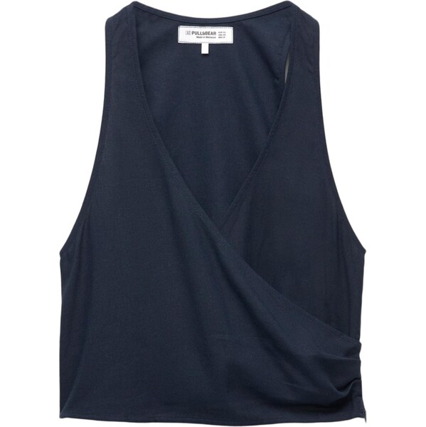 Pull&Bear Top námornícka modrá 65882733