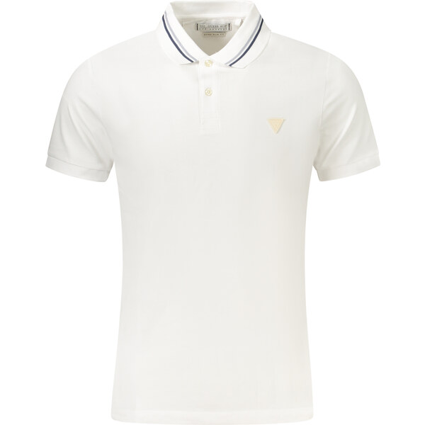 Biele pánske polo tričko GUESS JEANS 64703646