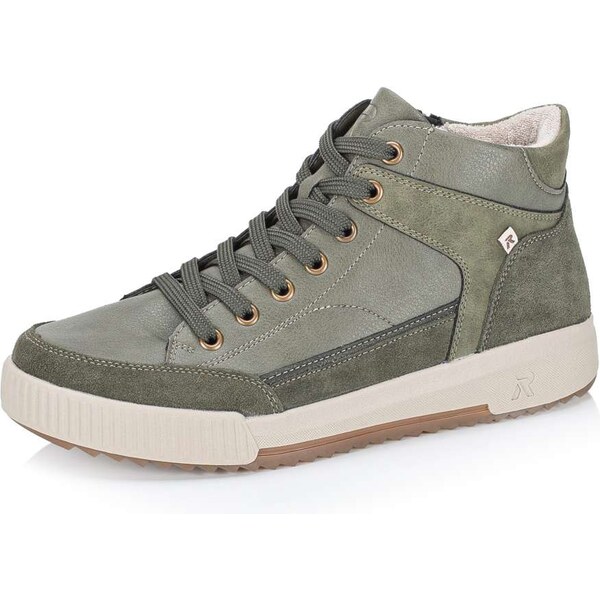 Dámska členková obuv RIEKER W0171-54 zelená W5 64296060