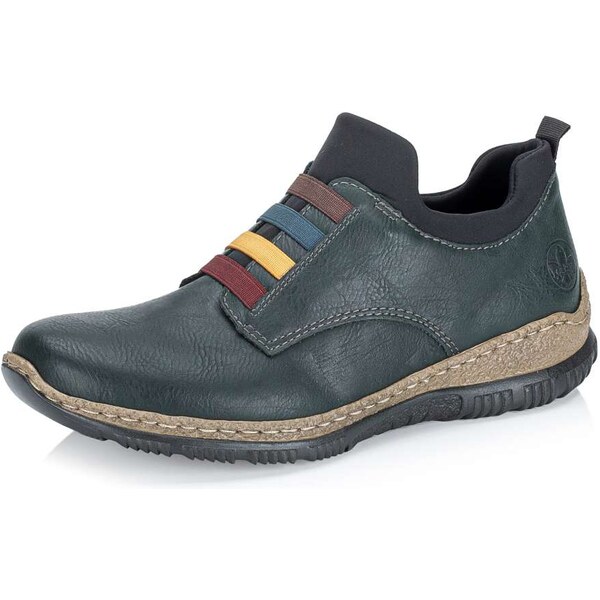 Dámske tenisky RIEKER N32G7-54 zelená W5 64296064