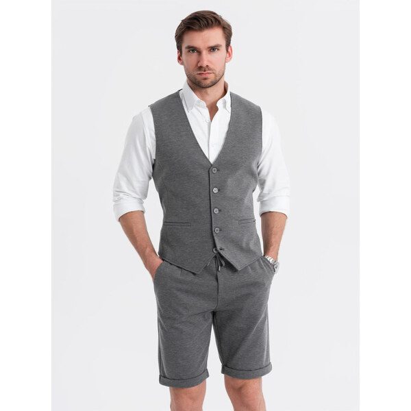 Ombre Elegant mens set suit vest + shorts 64793575
