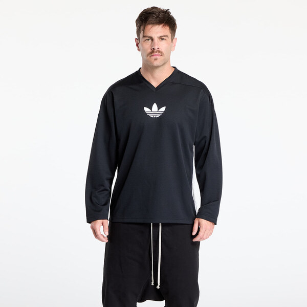 Tričko adidas Originals Adicolor Mesh Long Sleeve Black/ White XXL 64325539