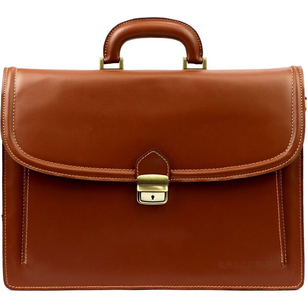 Gregorio Kožená aktovka Charlie hnedá 63409695