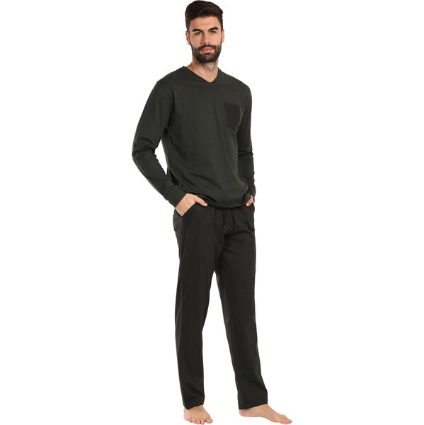 Pánské pyžamo Trenýrkárna zelené (1TAL1) 64333672