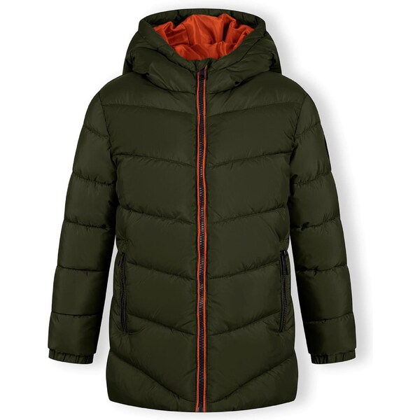 MINOTI Zimná bunda kaki / oranžová 54280687