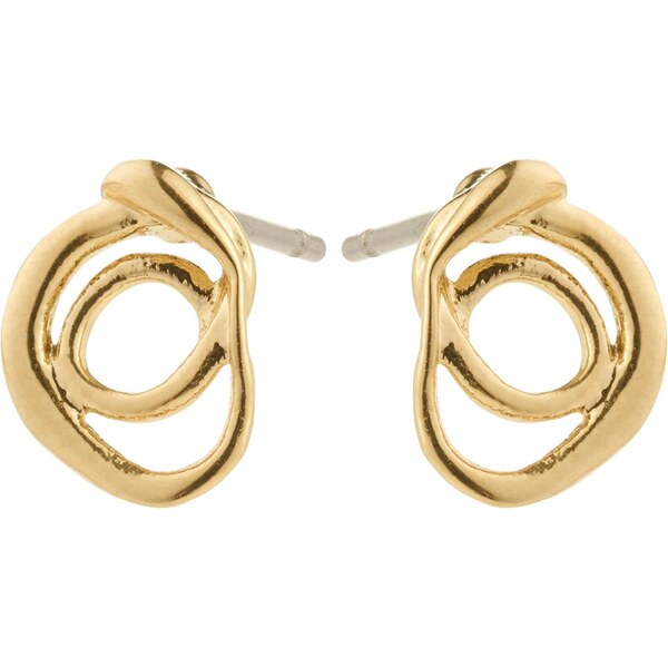 Pilgrim Náušnice Diego zlatá 64339421