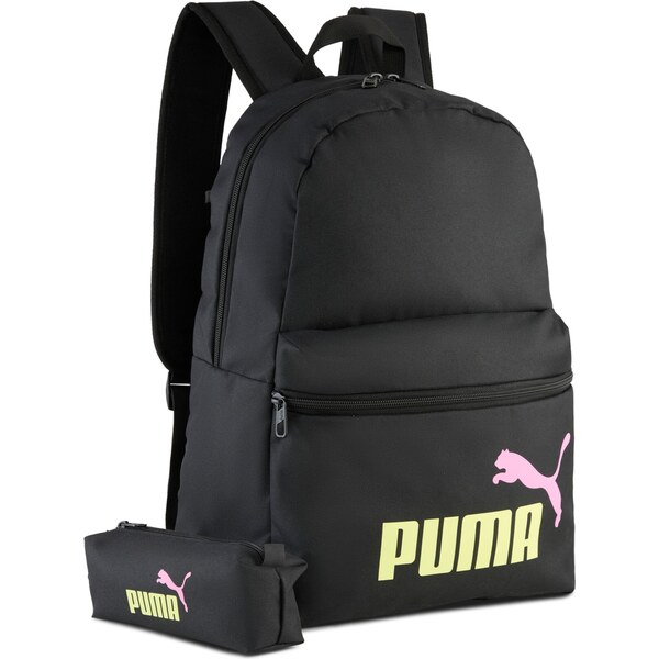 PUMA Batoh Phase svetložltá / ružová / čierna 64339472