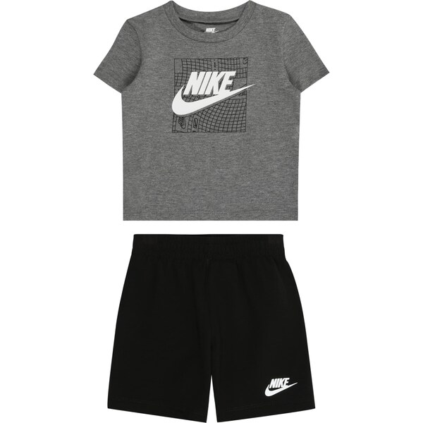 Nike Sportswear Set CLUB SSNL sivá melírovaná / čierna / biela 64339651