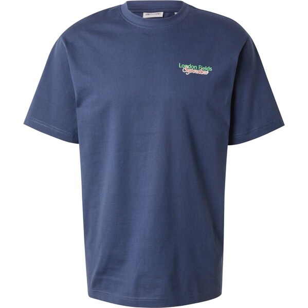 Only & Sons Tričko ONSFRED námornícka modrá / zelená / čerešňová / 64339851