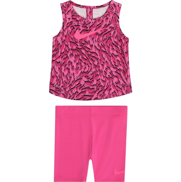 Nike Sportswear Set tmavoružová / čierna 64339673