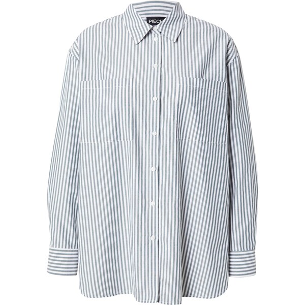 PIECES Blúzka PCMELIA zafírová / biela 64404003