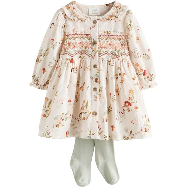 Next Set krémová / olivová / mätová / oranžová 64528748