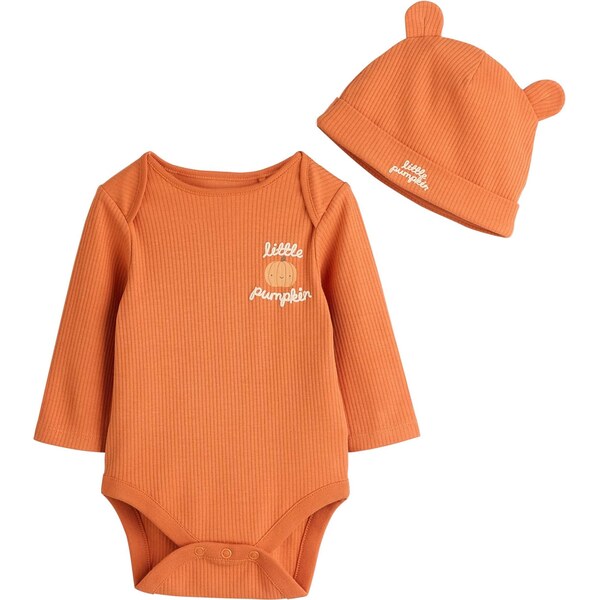 Next Set Halloween oranžová / marhuľová / biela 66105218