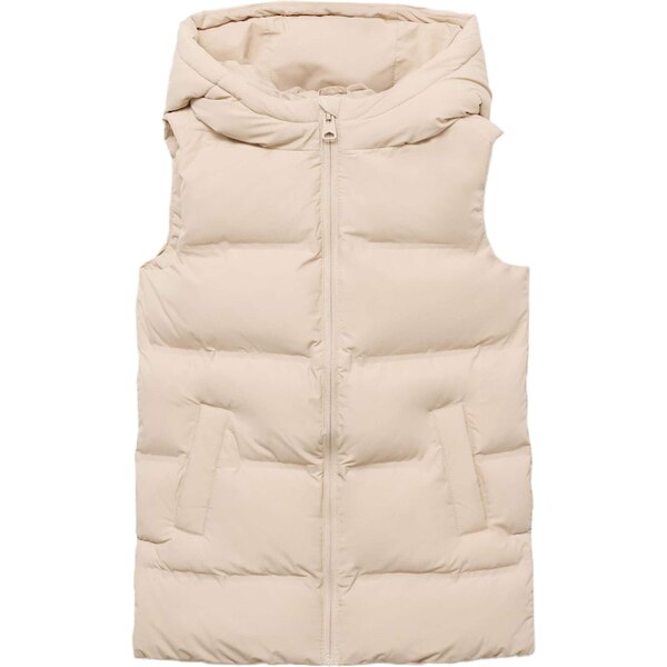 MANGO KIDS Vesta Lina krémová 65656095