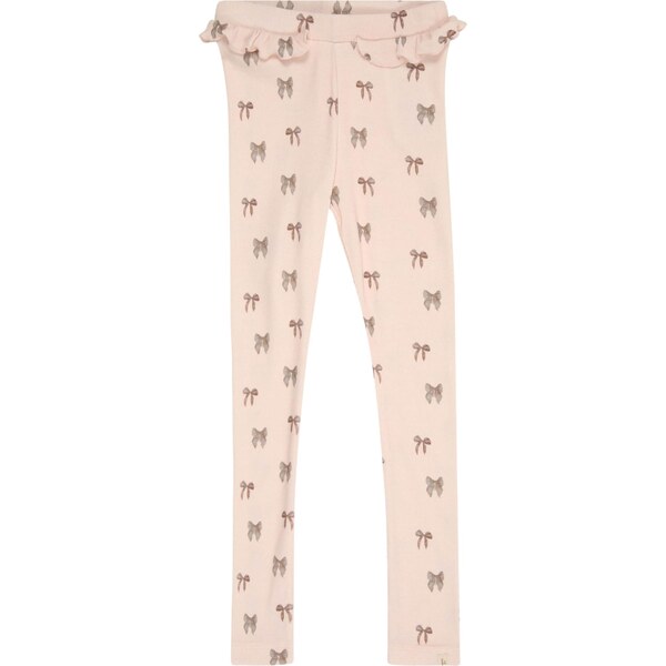 LilAtelier Legíny NMFGAVO mokka / ružová 64356767