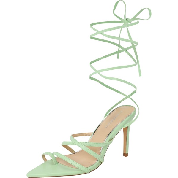 GLAMOROUS Remienkové sandále svetlozelená 64391711