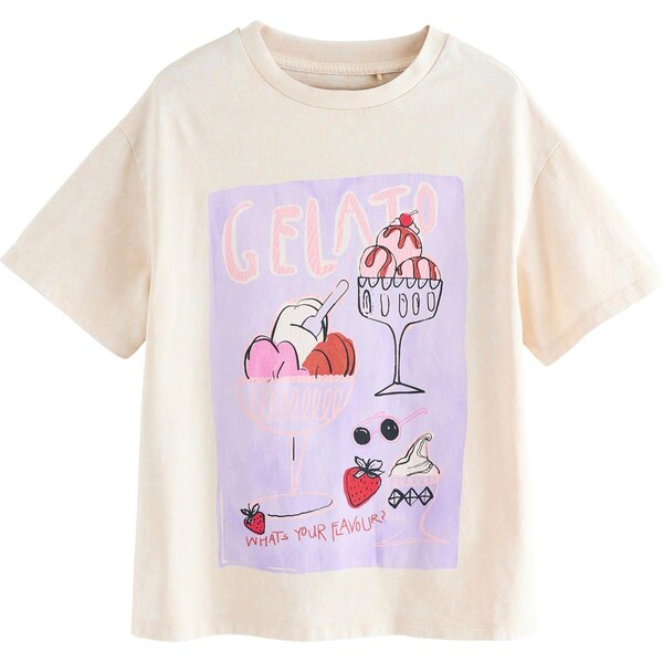 Next Tričko nebielená / orgovánová / ružová / červená 64513063