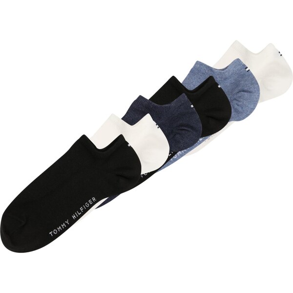 TOMMY HILFIGER Ponožky zafírová / čierna / biela 64356666