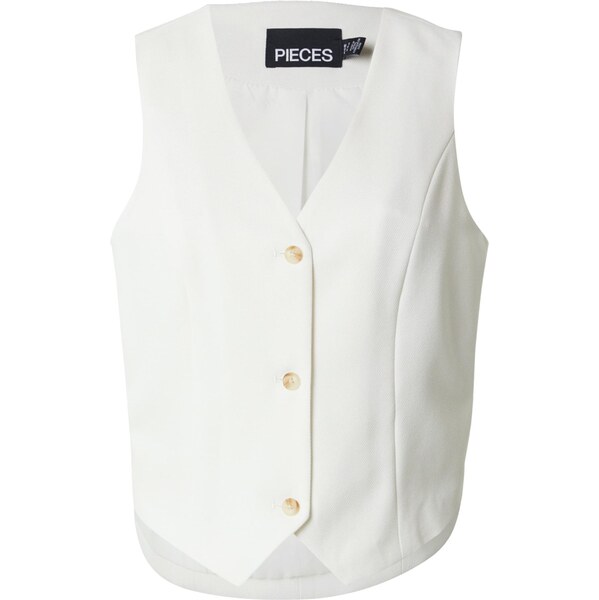 PIECES Vesta k obleku PCLAZZY biela 64356820